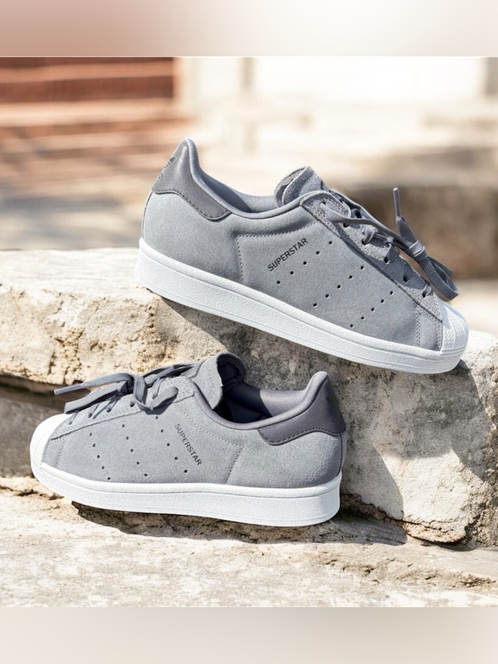 Adidas Superstar ADV in Grey Five Black White Sneakers